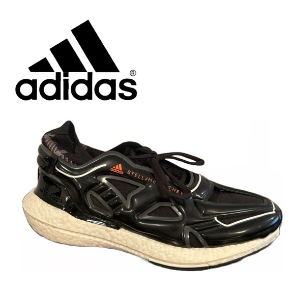 Adidas by Stella McCartney Women’s UltraBoost‎ 22 Elevated Core Black Signal - Picture 1 of 5